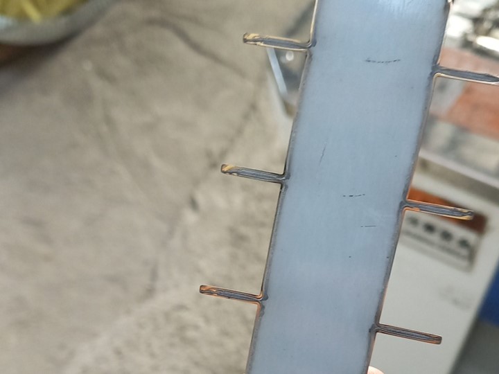 نمونه کار برش لیزر ورق ضد زنگ 0.5 میل